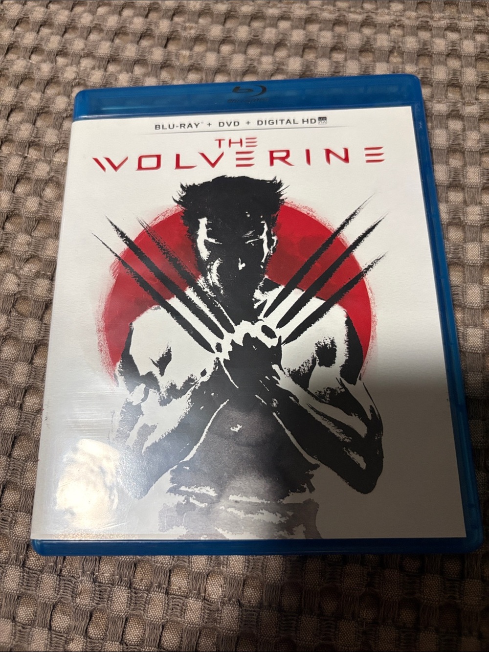 Wolverine Blu-ray + DVD + Digital HD - White, Red & Black Cover
